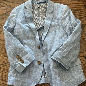 Boys Linen Chambray Sport Coat